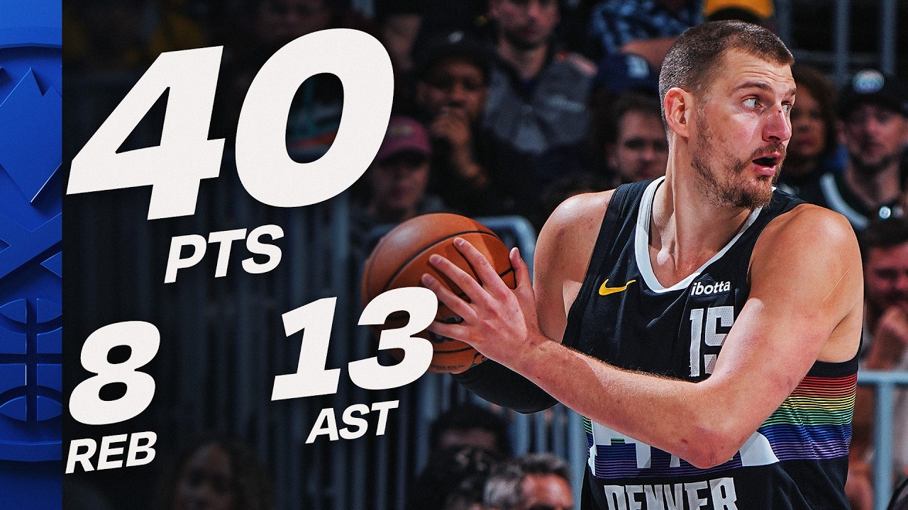 JOKIĆ TAKES OVER IN OT WITH 40/13/8 & 0 TURNOVERS vs Spurs 🔥 | April 4, 2026