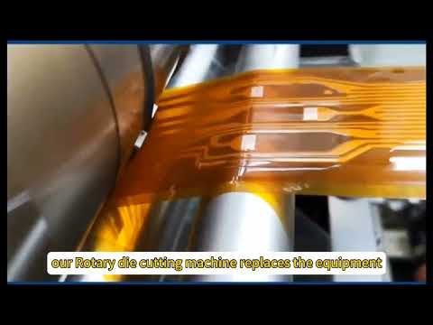 Rotary die cutting machine for flex circuit board manufacturing (Revolutionary technology)