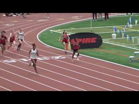 Spire HS Indoor Games 2 10 2023   Girls 200m Dash Heat 9