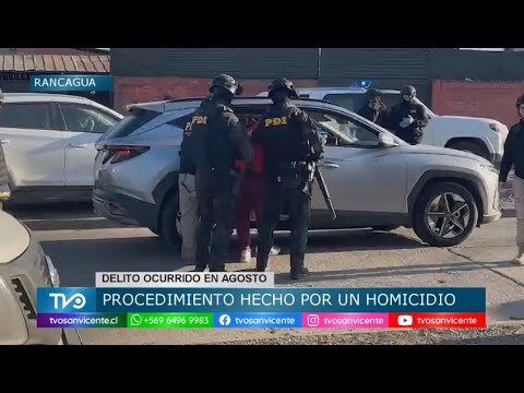 PDI detiene a sujetos por delito de homicidio en Rancagua