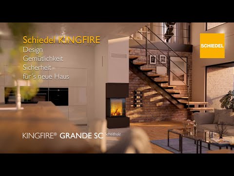 Schiedel KINGFIRE - Kaminöfen mit Design, Effizienz & Gemütlichkeit im neuen Haus!