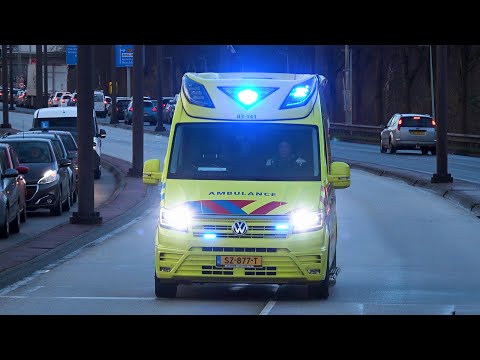 [Wail] A1, Otaris CR Ambulance 03-141 Emmen naar het UMCG vanaf het Scheper Ziekenhuis Emmen