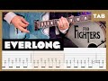 Foo Fighters Everlong Guitar Tab Lesson Cover Tutorial