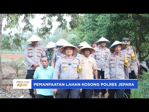 POLRES JEPARA MANFAATKAN LAHAN KOSONG UNTUK KEBUN JAGUNG &amp; KOLAM LELE