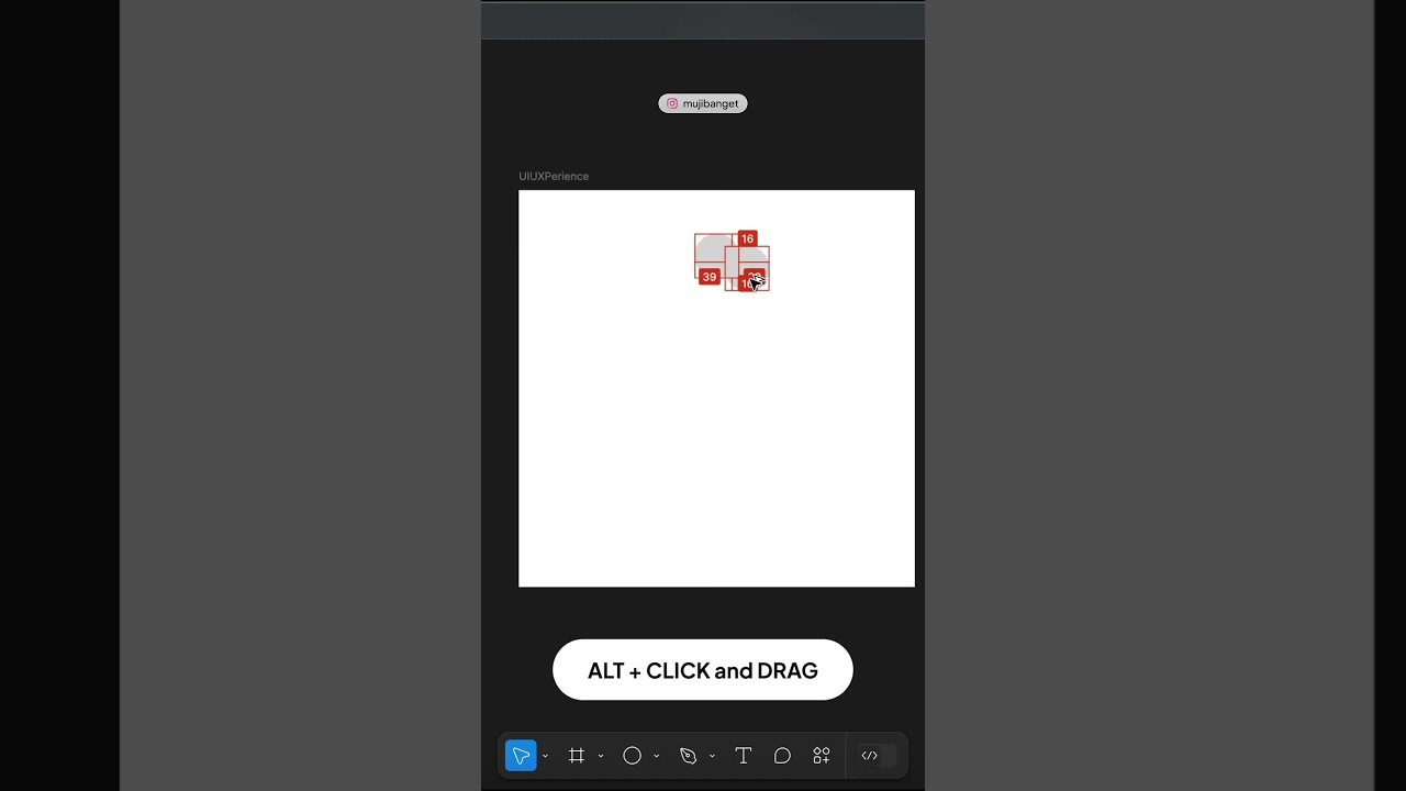 Figma Tutorial - How to duplicate objects with efficiently #tips #figma #figmatutorial