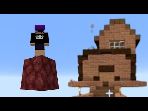 minecraft num bloco só, o episódio da casa