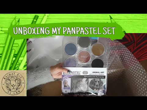 Unboxing my Artists Signature Animal Art set of PanPastels