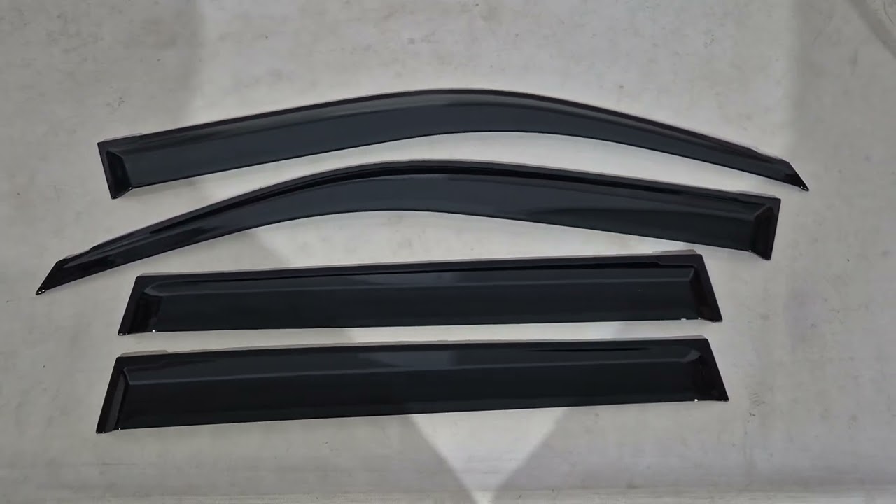 Toyota Land Cruiser Prado 150 2009-2023 рр. Вітровики Niken Luxury (4 шт) Video 1