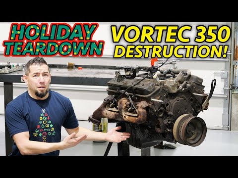 THIS GM VORTEC 350 WENT BANG! Why do these always blow up so bad?L31 5.7L Small Block Chevy Teardown