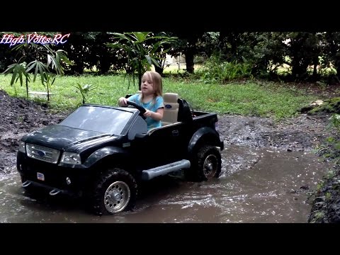 High Volts RC - Power Wheels Ford F-150 Mudding