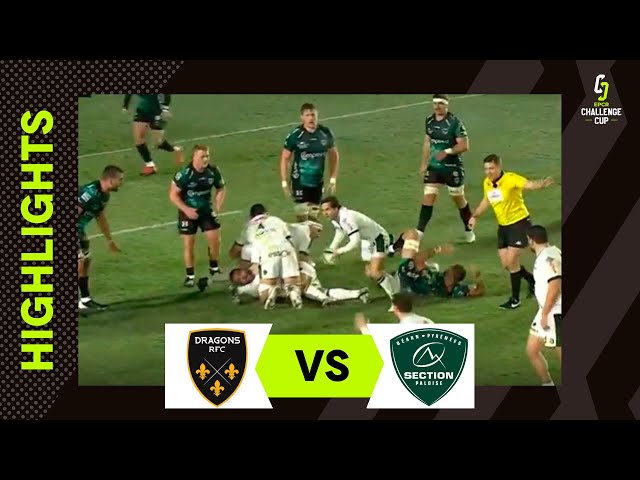 Highlights - Dragons RFC v Section Paloise - Round 2 | EPCR Challenge Cup 2022/23