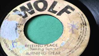 Burning Spear "Resting place" Label : Wolf