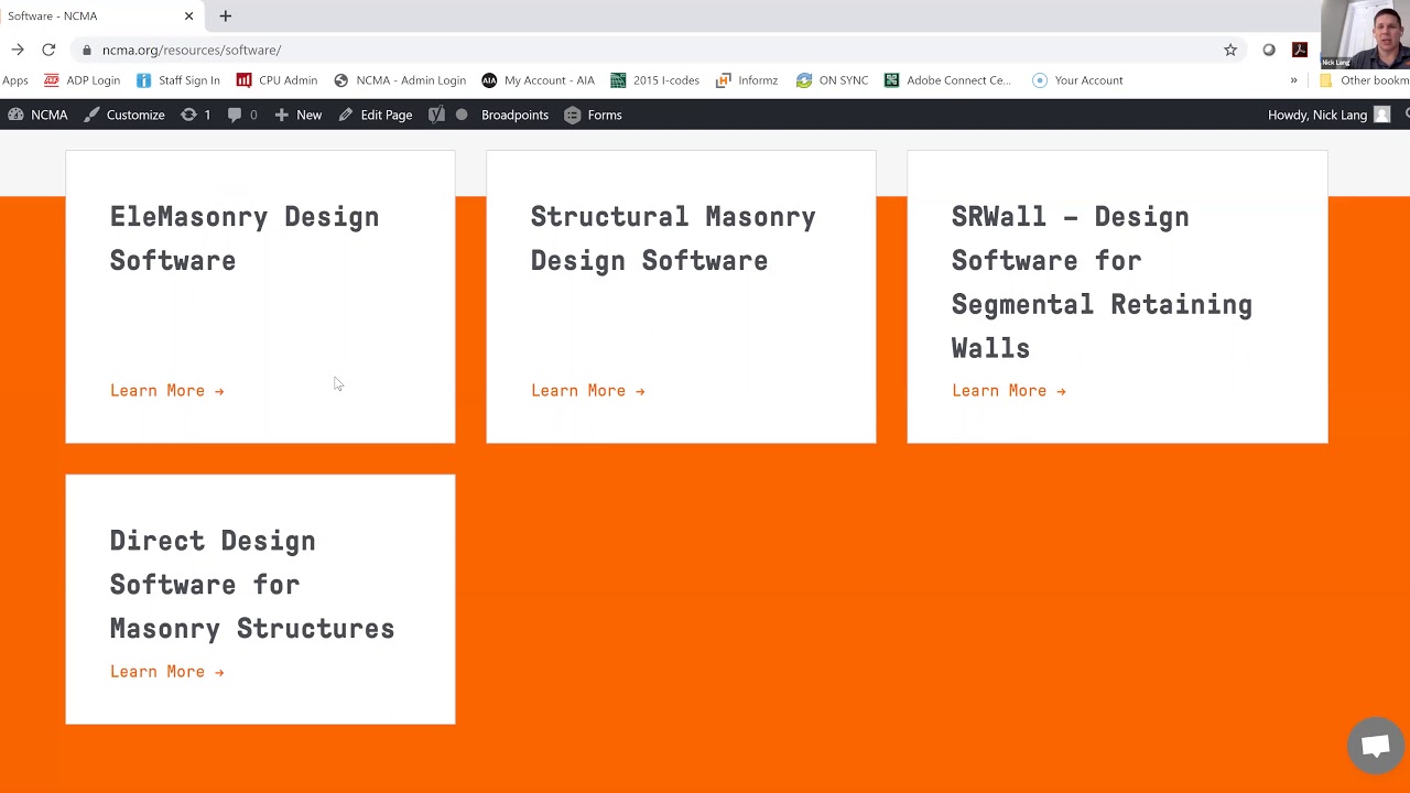 Software packages for Design