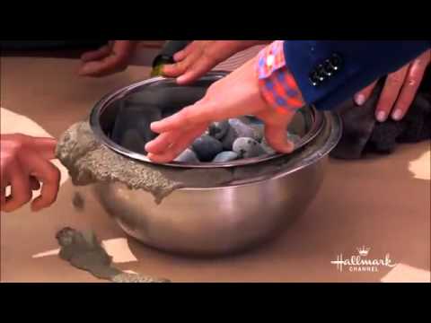 Home & Family - How to Make DIY Concrete Bowl Planters