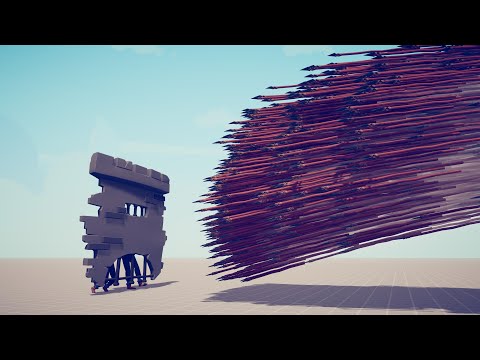 WALL SHIELD vs EVERY GOD - Totally Accurate Battle Simulator