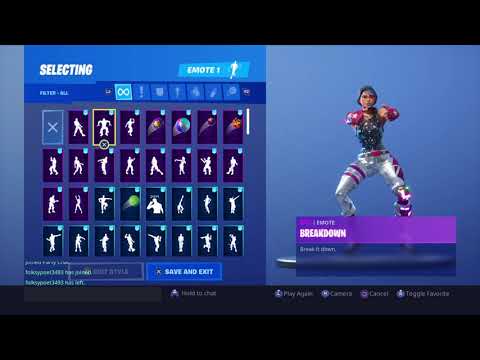 Fortnite Sparkle Specialist Combinations Video Siphosjamaica - fortnite locker 4 ft sparkle specialist