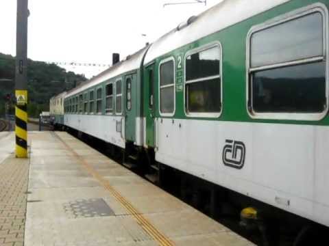 Odjezd vlaku R 617 Krušnohor ze stanice Ústí nad Labem hl.n.