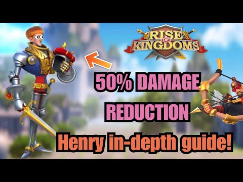 THE MOST DAMAGE REDUCTION IN THE GAME? Rise of kingdoms Henry V in-depth guide!