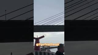 Carnival Elation passing under Dames Point Bridge! 🛳️