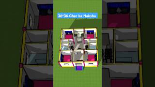 Download lagu 36*36 Ghar ka Naksha #ghar #home #house #construction #viralvideo #youtubeshorts #shortfeed #shorts mp3