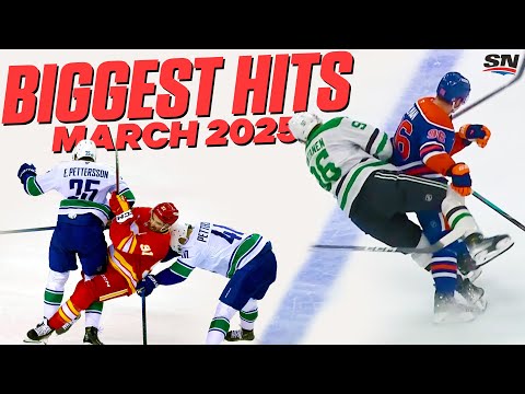 BIGGEST NHL Hits Of March 2025
