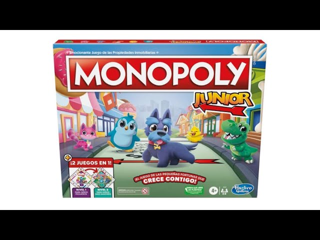 Vídeo relacionado con Juego de Mesa Monopoly Junior (Edición 2026) | 2 Juegos en 1 para niños pequeños, Tablero de 2 Caras | A Partir de 4 años | 2-4 Jugadores | 20 min. | Regalos preescolares - Versión en español
