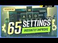 65 SETTINGS And HOTKEYS You NEED For SEASON 16 League Of Legends