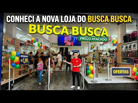 NOVA LOJA BUSCA BUSCA SANTO AMARO SP, VEJA TUDO - PRODUTOS, PREÇOS TOUR COMPLETO.