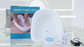 E817Y Ionic Foot Spa: See Detox in Action