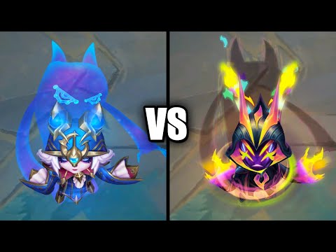 Stargazer Vex vs Empyrean Vex Skins Comparison (League of Legends)