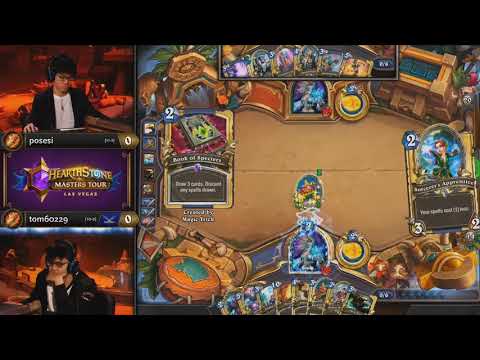 《爐石戰記》大師巡迴賽 - 拉斯維加斯站 第三天 8強賽 A組勝者賽 | posesi vs tom60229