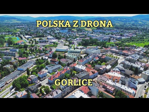 035 Polska z drona. Gorlice pow. Gorlicki lipiec  2025. Poland from a drone.