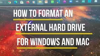 How to Format an External Hard Drive for Windows and Mac