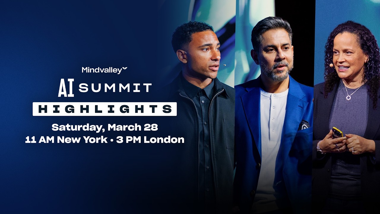Mindvalley AI Summit 2026 Highlights — Free Your Fridays With AI (LIVE)