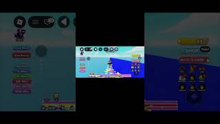 Roblox today I'm playing clicking race #roblox #shorts