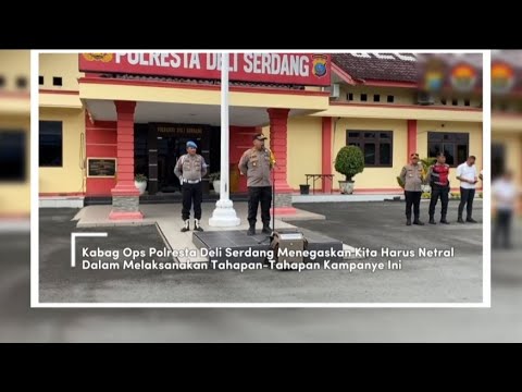 POLRESTA DELI SERDANG APEL PENGAMANAN PILKADA