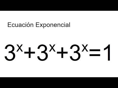 ¿SABES RESOLVER ESTA ECUACIÓN EXPONENCIAL? Matemáticas Básicas