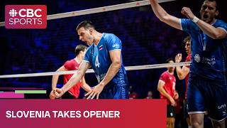 Canada drop their opening match against Slovenia in men’s VNL