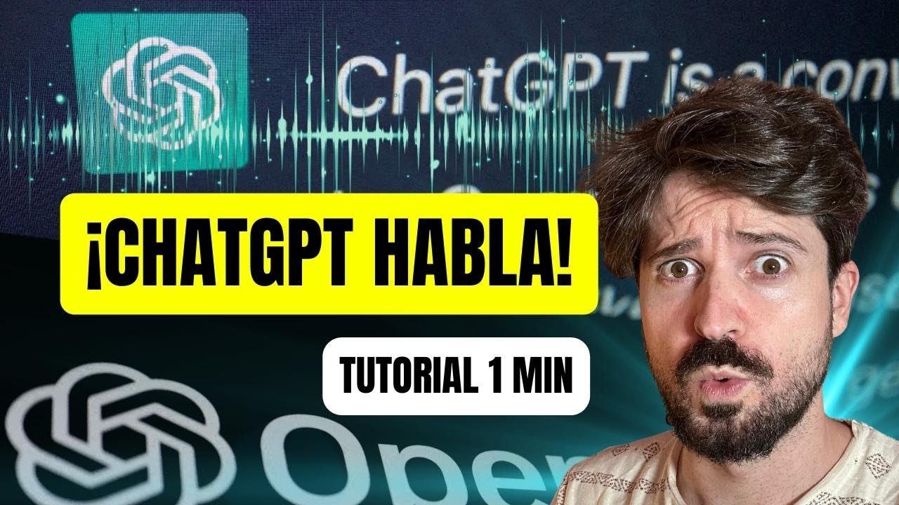 Speak by Voice with ChatGPT - 1-Minute Tutorial in Spanish
