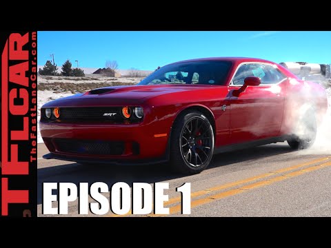2016 Dodge Challenger Hellcat Burnout & 0-60 MPH & MPG Review - Hellcat VS. Ep.1