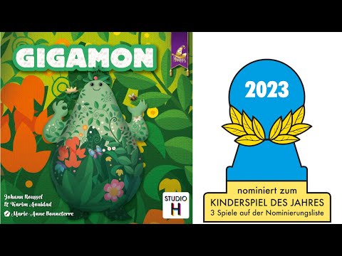 Nominiert zum Kinderspiel des Jahres 2023: „Gigamon“