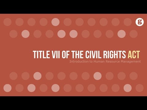 Title VII of the Civil Rights Act