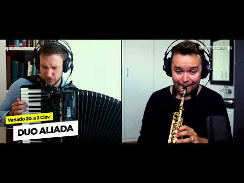 22 Duo Aliada / Variatio 20. a 2 Clav. / GOLDBERG - eine Variation zur Nacht
