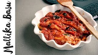 Tomato and tamarind baked salmon