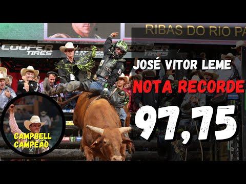 97,75 PTS  PARA JOSÉ VITOR LEME MAIOR NOTA DA HISTÓRIA DA PBR | CAMPBELL VENCEU A ETAPA