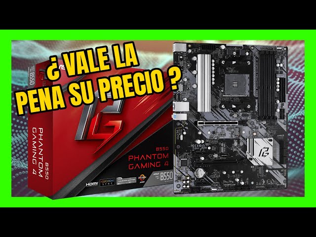 Vídeo relacionado con ASROCK B550M Phantom Gaming 4 AM4 DDR4 MATX Retail