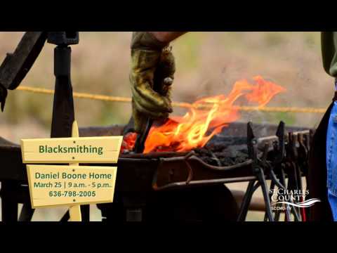 Blacksmithing with Ken Jansen - St. Charles County Government, MO