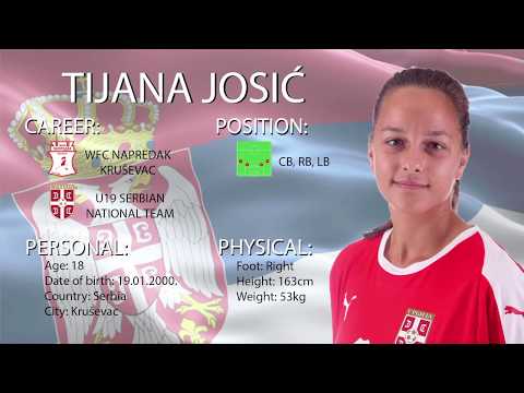 College Soccer Recruit Fall 2019 - Tijana Josic