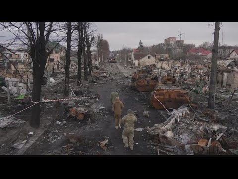 Russian retreat reveals destruction as Ukraine asks for help