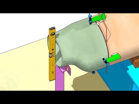 FIT UP AND INSPECTION OF ELBOWS OF ANY DEGREE WITH TWO RIGHT ANGLES